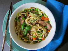 Happy New Year: Beef and Shiitake Noodle Bowl