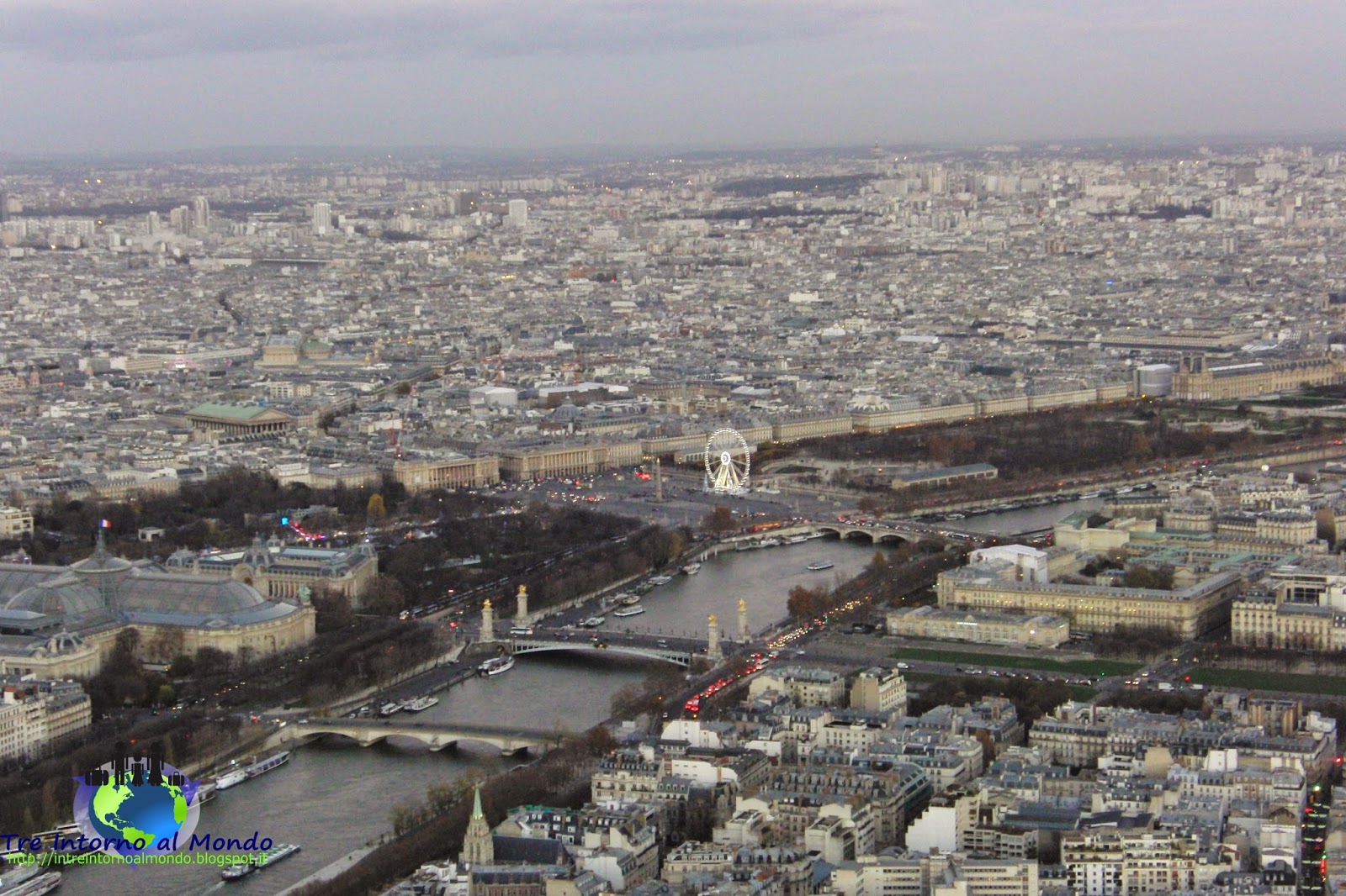 Parigi vista dalla Torre Eiffel