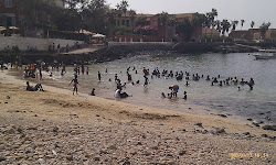 La plage à Gorée