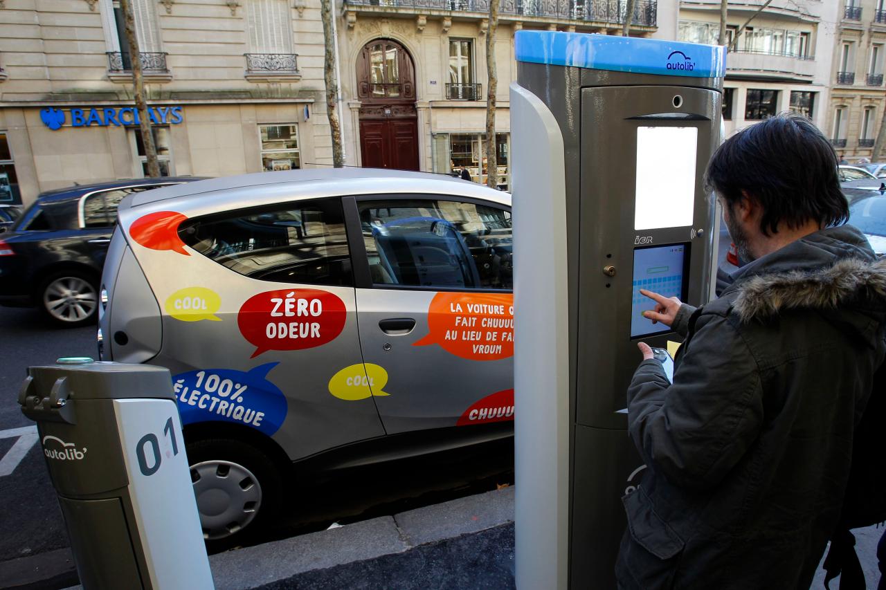 Paris ElectricCar Rental Plan Starts Today Electric Vehicle News
