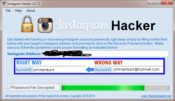 download instagram hacker v3.7.2 full version with crack