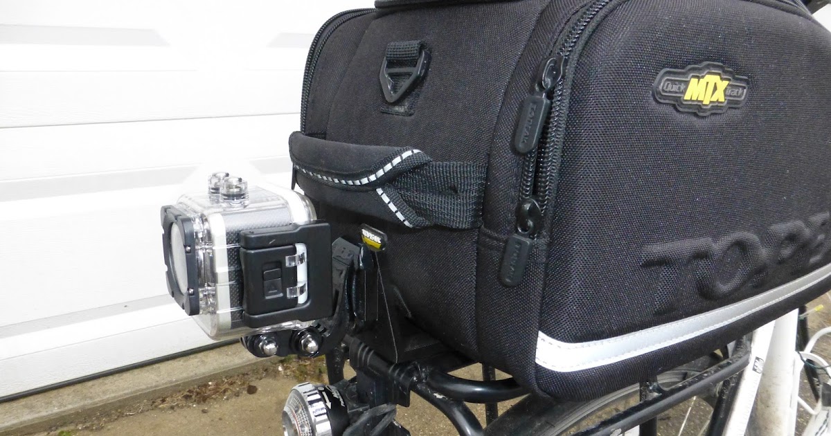 Dragonfly DIY GoPro mount for bike rack bag
