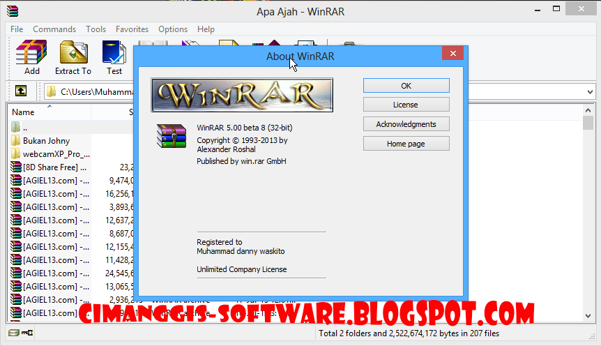 Winrar 5 00 beta 8 x64x86 themes