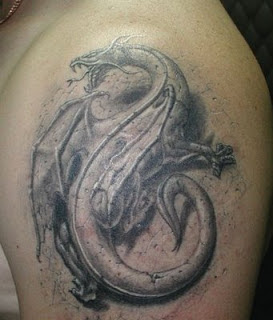 de tatuagens dragão em 3D