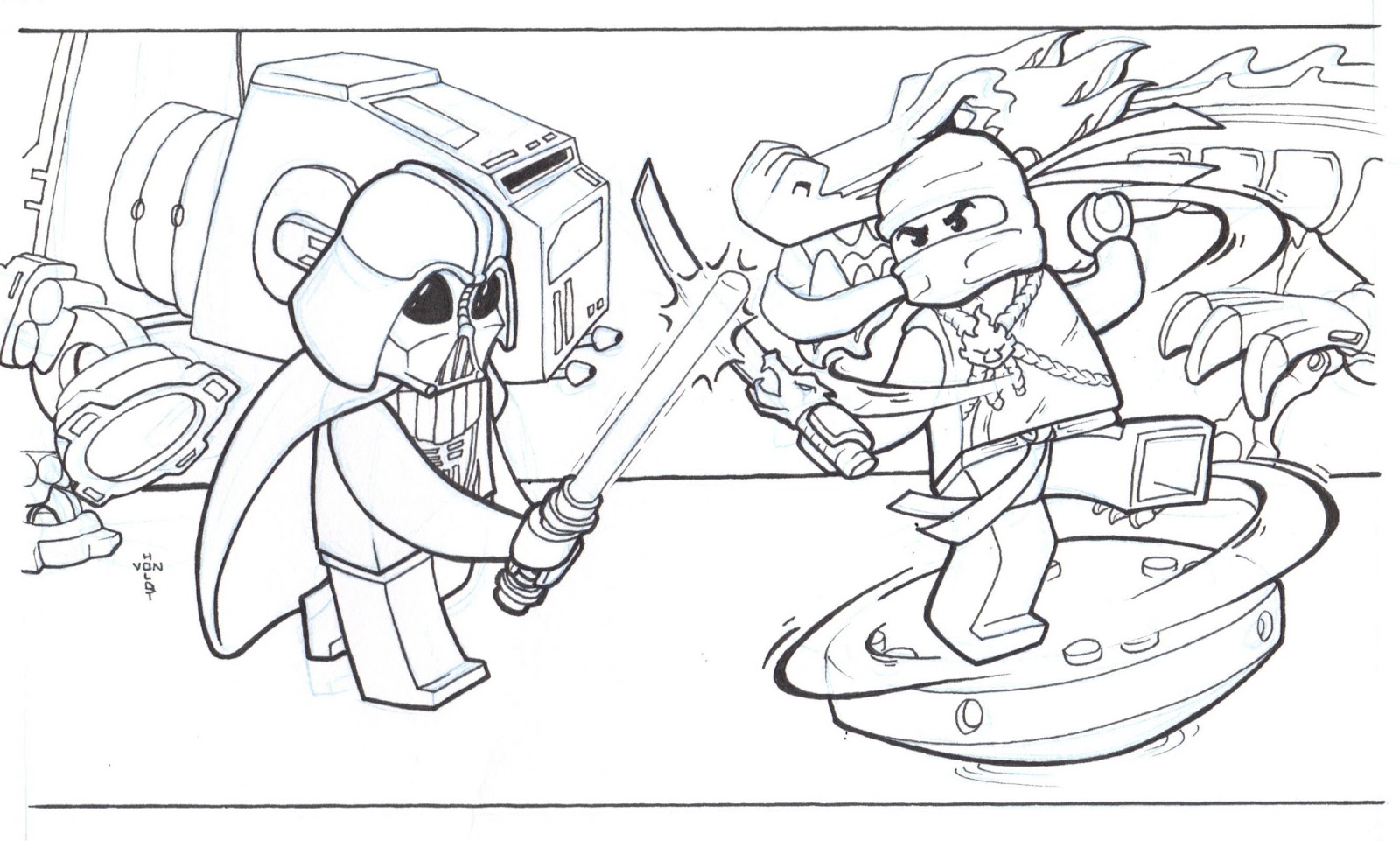Lego Ninjago Coloring Pages - Free Printable Pictures Coloring Pages