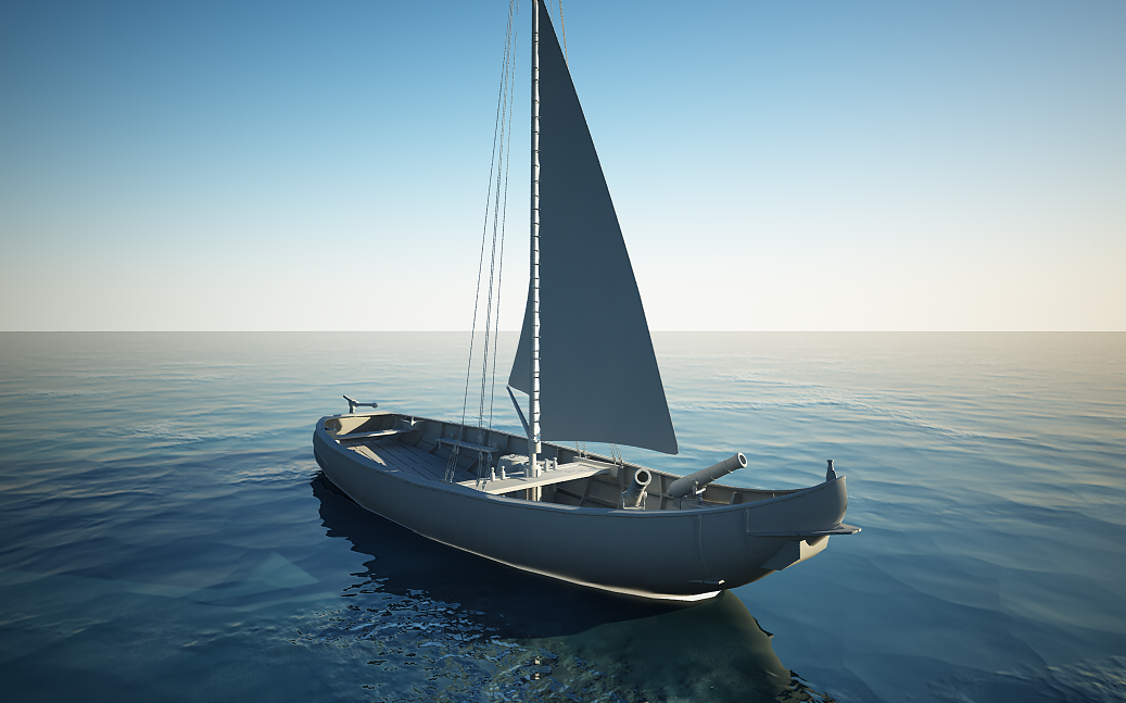 Free Boat Water Scene for VrayforC4D | C4D Vray Source