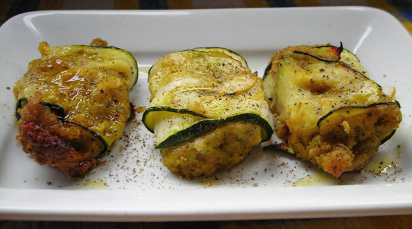Vinchef: Involtini di zucchine grigliate, antipasto veloce & light!