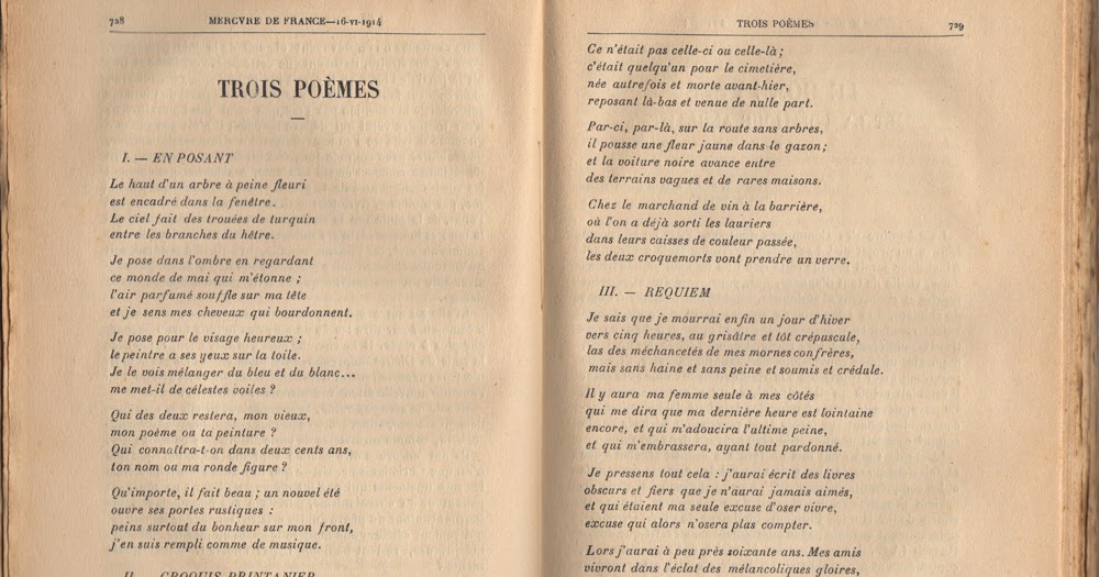 Ratapouf 1914 Trois Poemes By Fritz Vanderpyl