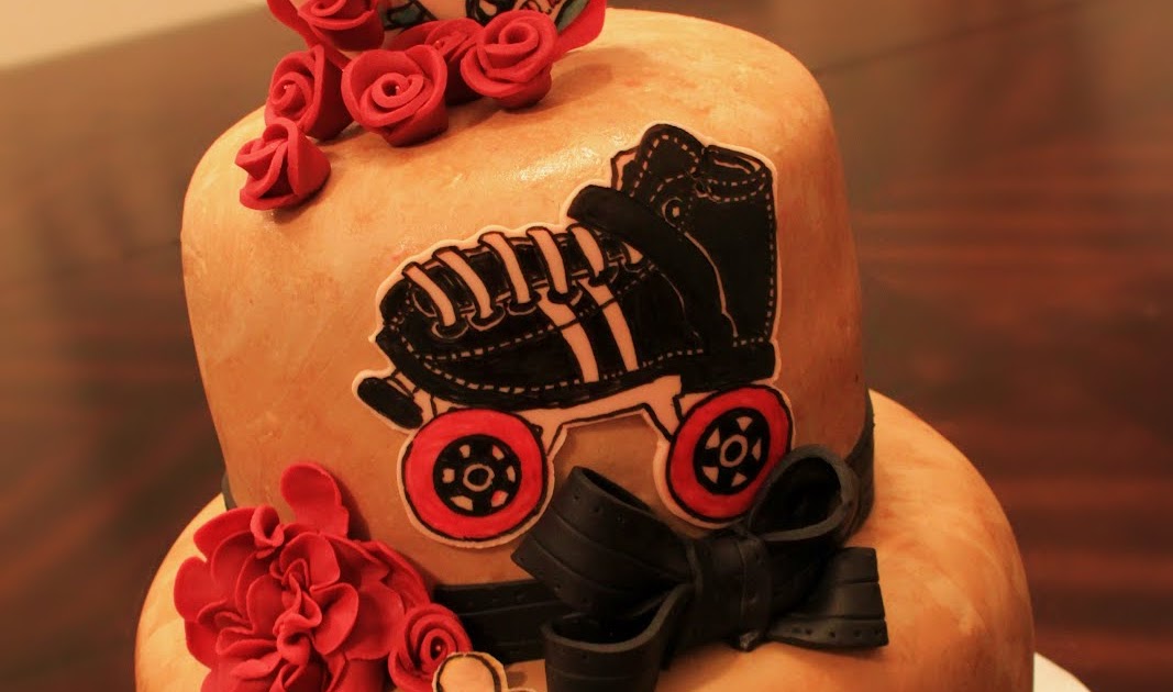 Layers of Love Roller Derby Cake
