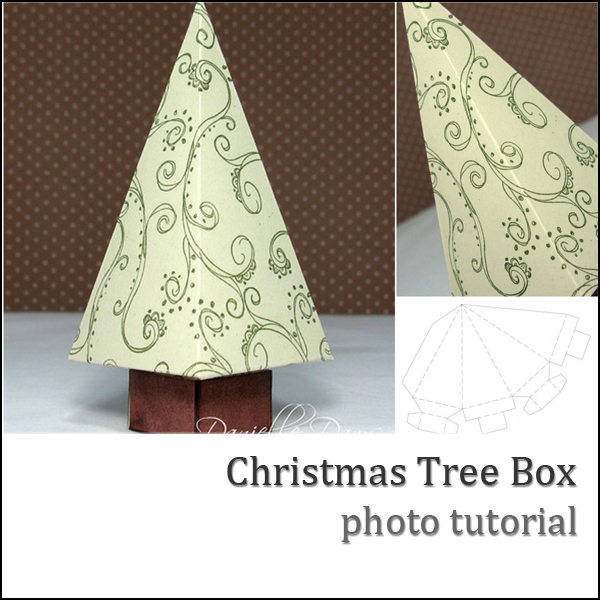 Danielle Daws: Christmas Tree Box Tutorial