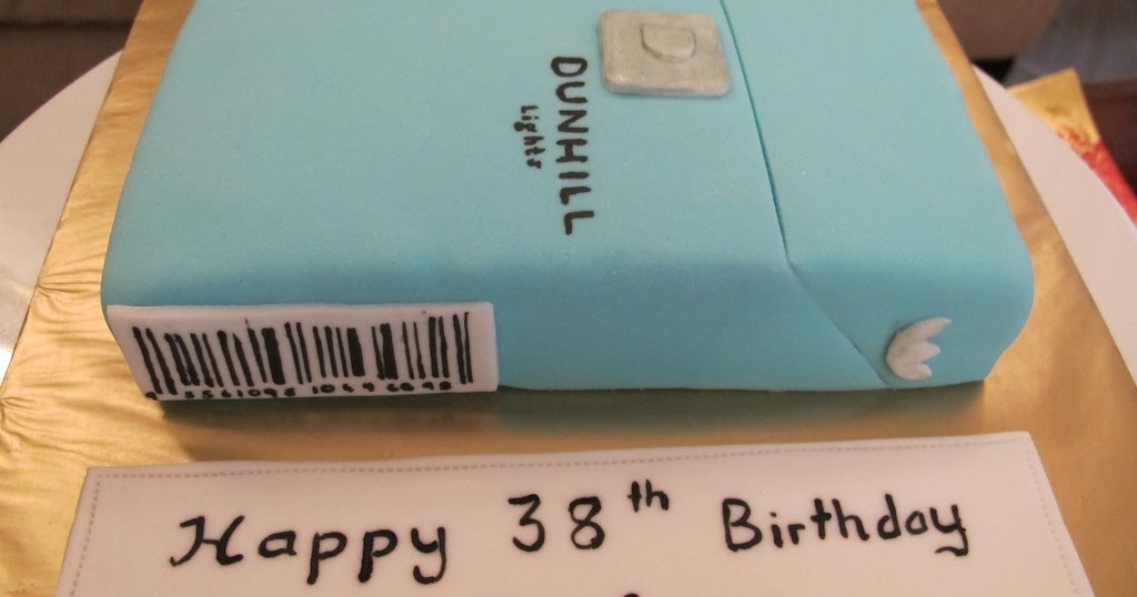 Pink Oven Cakes and Cookies Dunhill Light Cigarette box cake