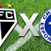Desfalcado, São Paulo joga com o Cruzeiro