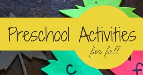 Preschool Activities for Fall ~ Learn Play Imagine