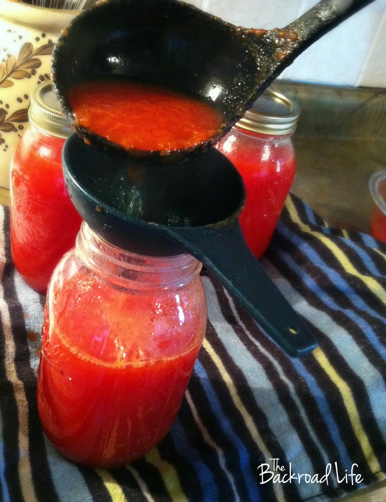 The Backroad Life Canning Tomato Juice