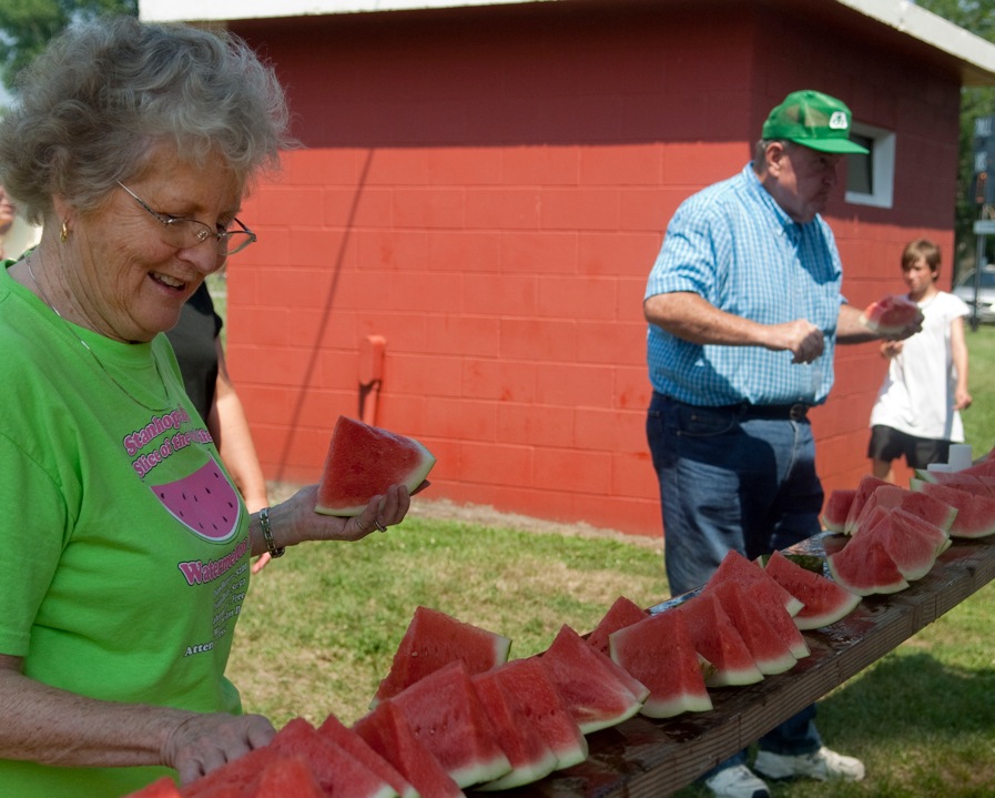 Bailey's Buddy Watermelon Day, Stanhope, Iowa! Photos by Bob Kelly
