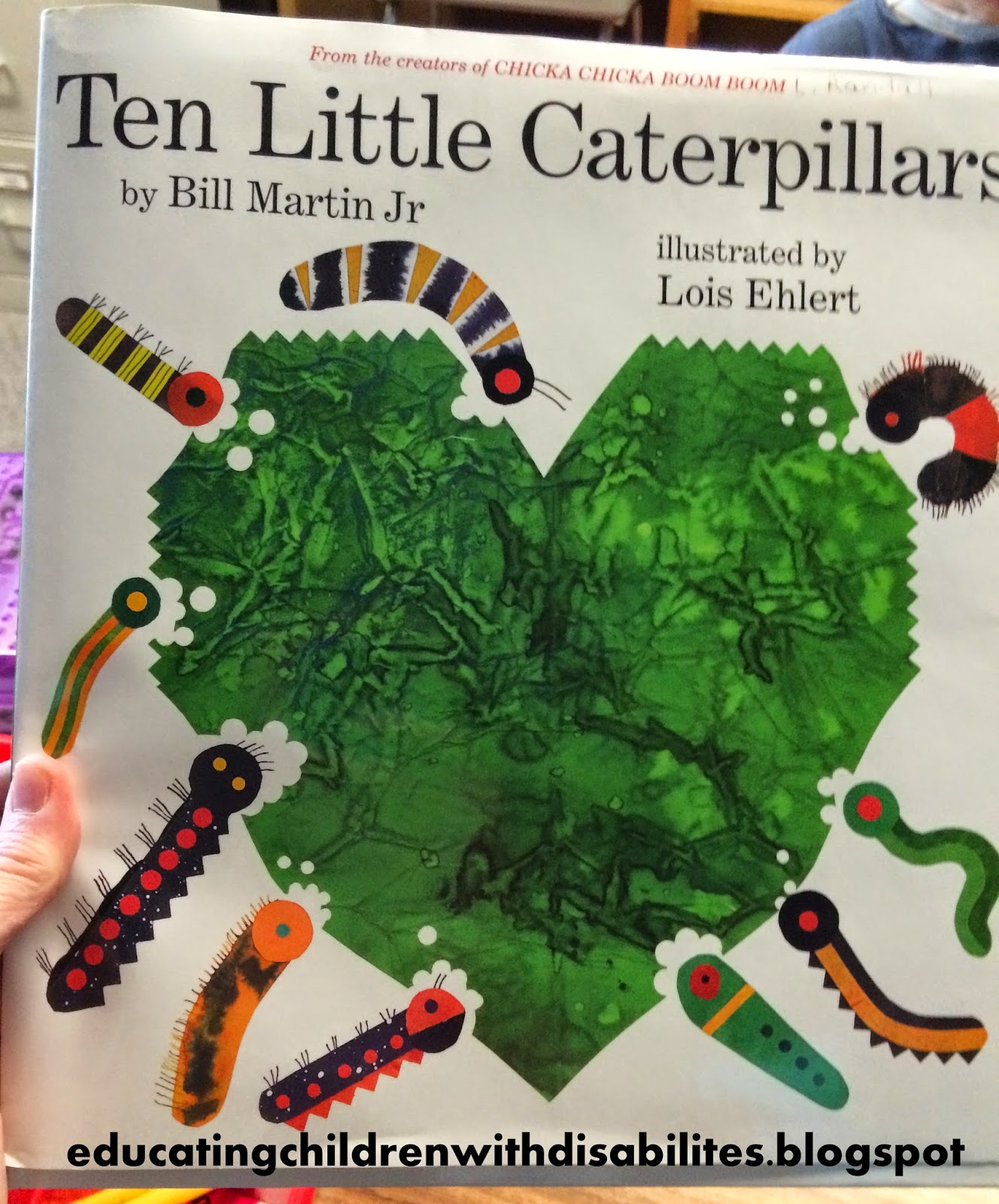 Educating children with disabilities Caterpillars growing.....books