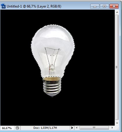 Teknologi Informasi: PhotoShop : Bola Lampu Yang Cantik