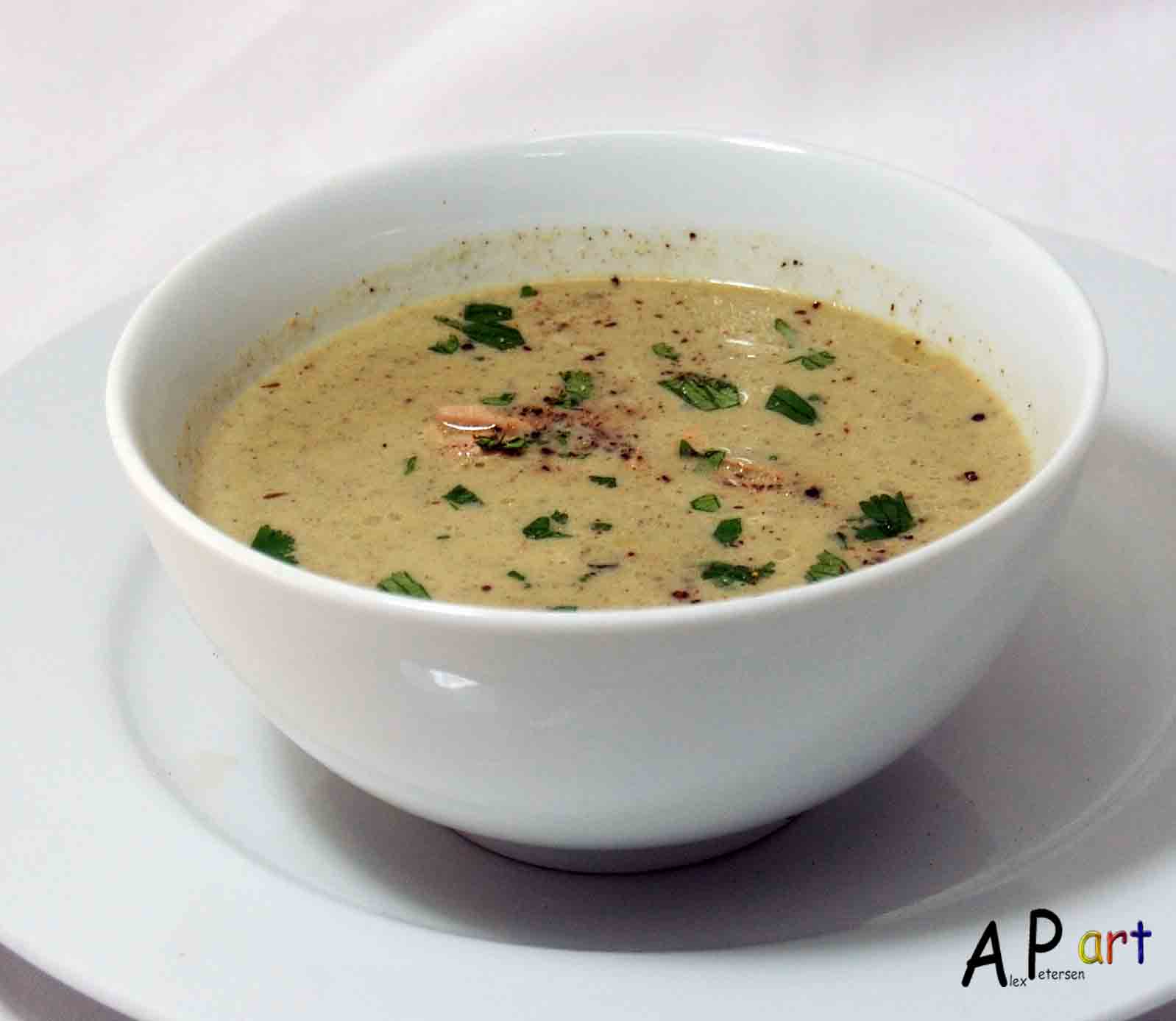 Alex the Contemporary Culinarian Creamy Chicken Mushroom and Asparagus