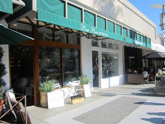 Exterior of Pom Pom Interiors shop