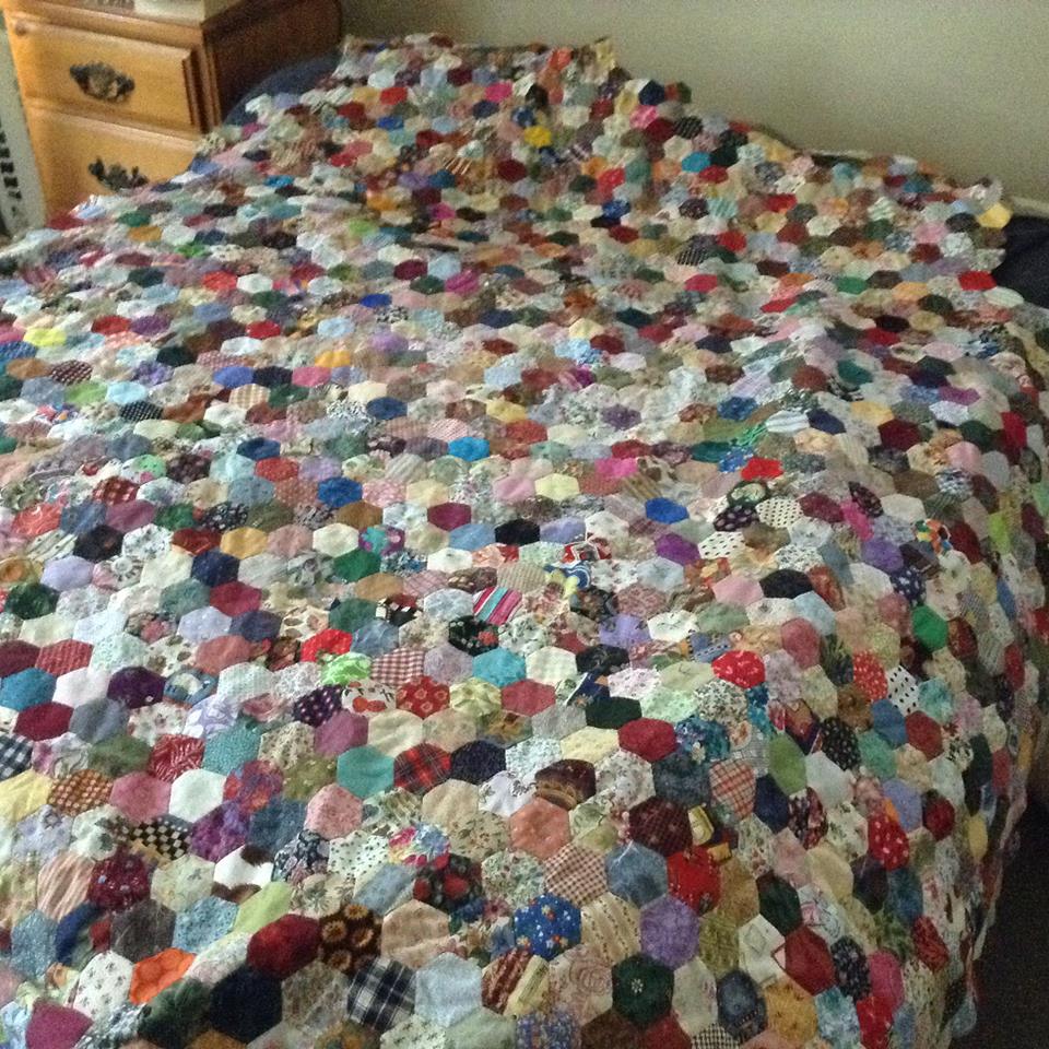 English Paper Piecing Hexagon Quilts Easy Machine English Paper Piecing