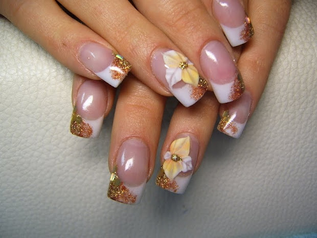 colorful fall nail art ideas