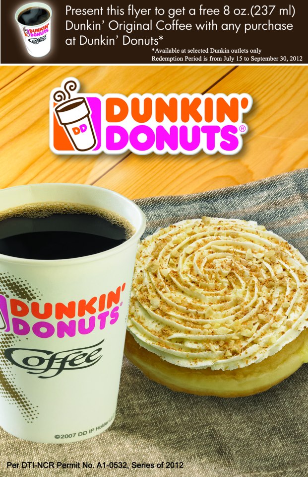 FREE DUNKIN' DONUTS COFFEE AT SM MOA callmekristine