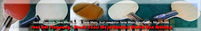 Jual Bat Pingpong  Blade Tenis Meja Rakitan Murah dan Mantap. hand made blade table tennis