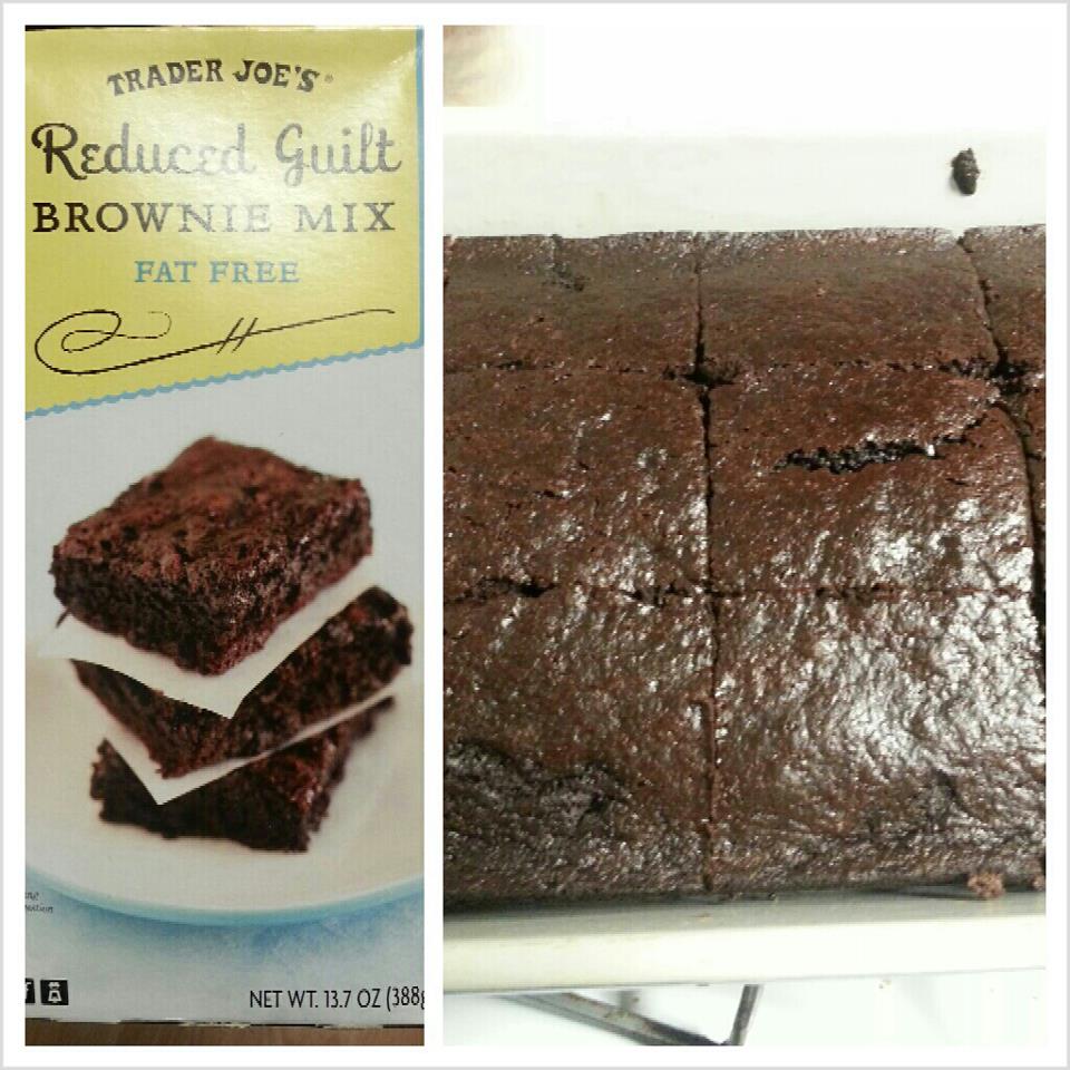 Shannon's Lightening the Load Trader Joe's Reduced Guilt Brownies