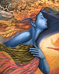 Blue Lady In Sea Angel.