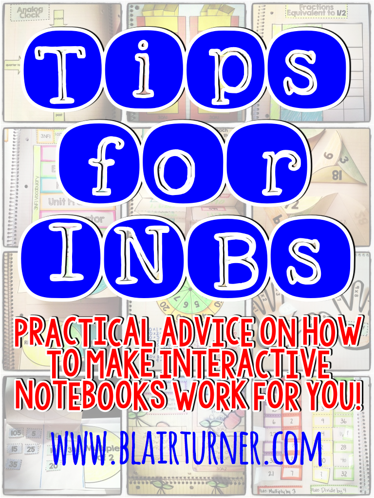 Tips for INBs: Making Interactive Notebooks Work For You - BlairTurner.com