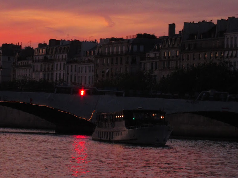 Evening on the Seine, in Paris