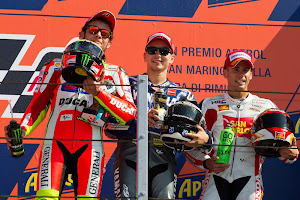 Valentino Rossi 2nd place on GP San Marino 2012