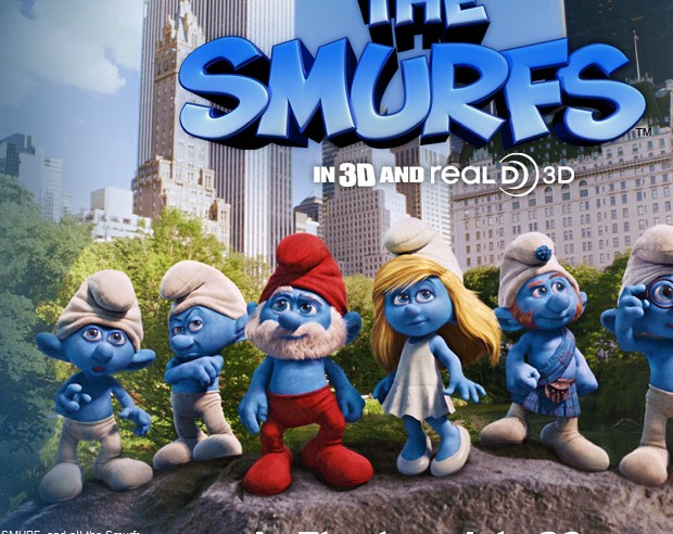 muñecos de los pitufos