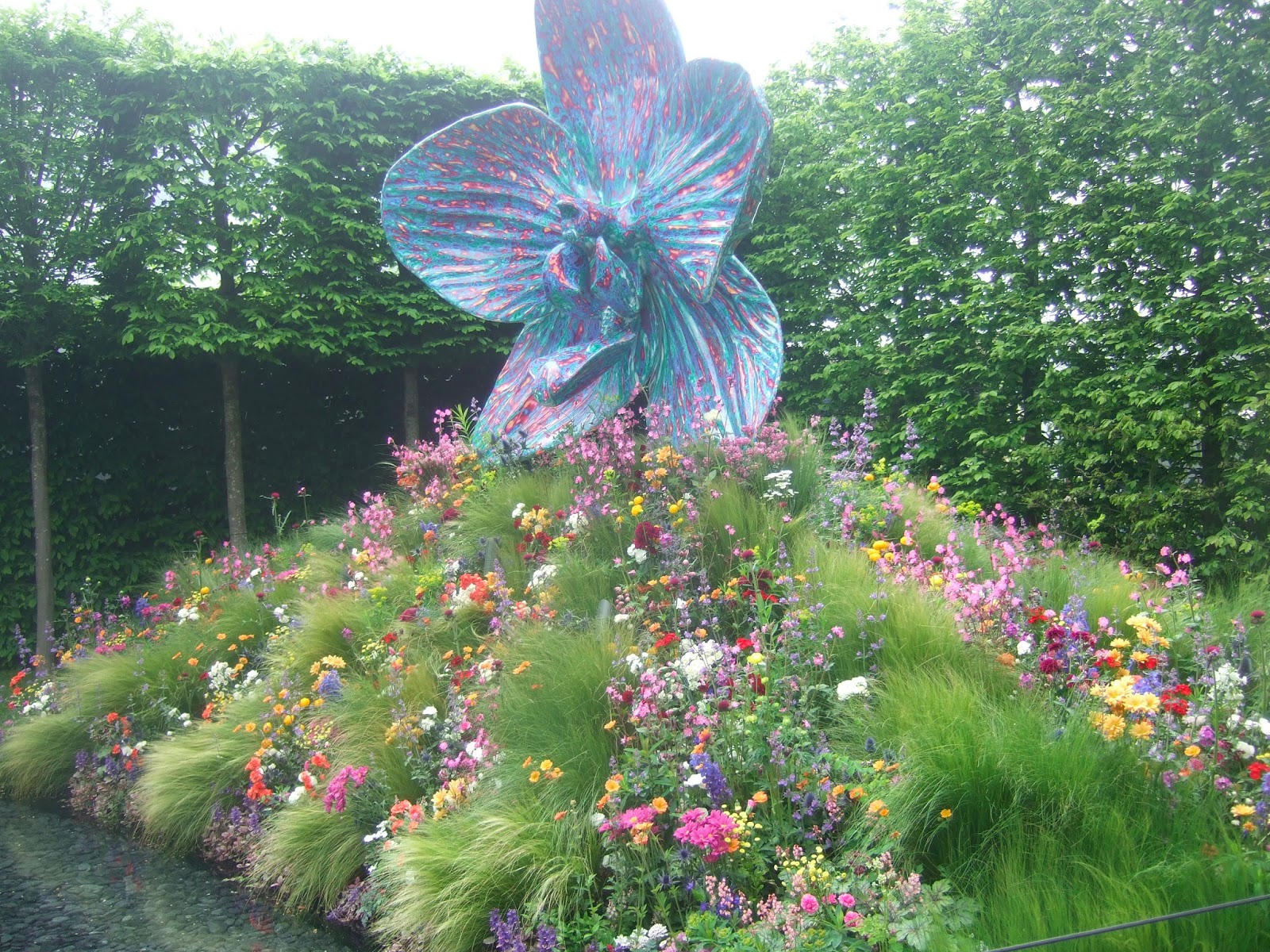 TRAVEL IN A GARDEN Chelsea Flower Show 2013, London.