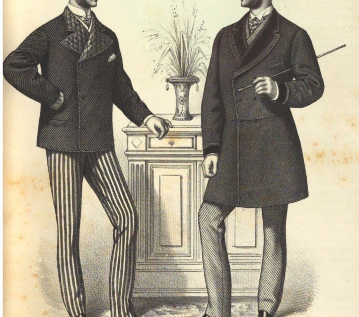 Late Victorian Era Clothing Gentlemen's Fashion February 1868