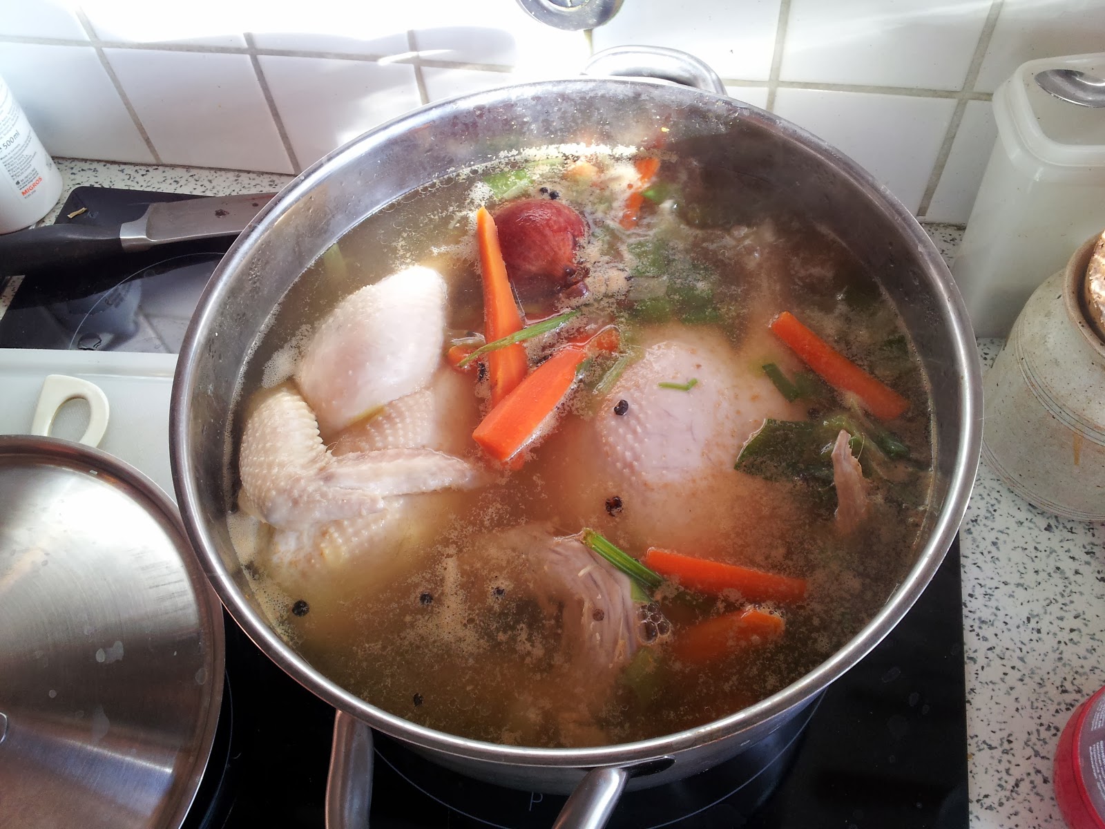 Le potager d'Andrée Noël repas de fête en famille