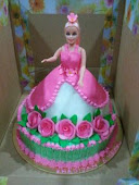 barbie doll cake