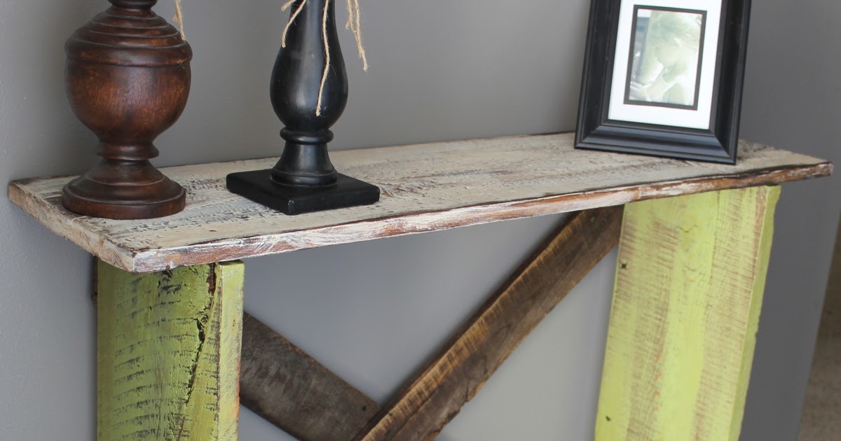 Beyond The Picket Fence Spring Green Sofa Table