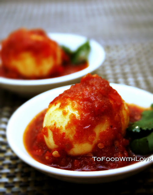 To Food with Love Quick and Easy Eggs in Spicy Chilli Jam