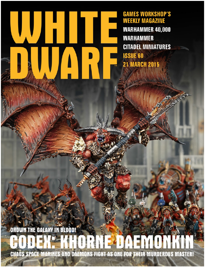 blood for the blood god album in white dwarf magazine