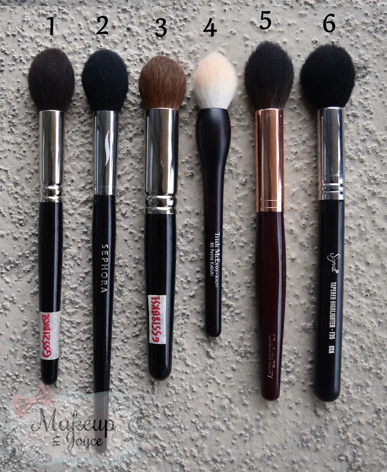 MakeupByJoyce ** ! Overview Pointed Tapered Brushes for Contouring