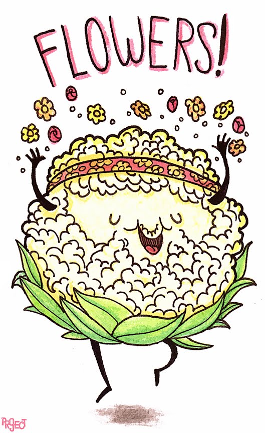 The J Stands for...Awesome! Produce Puns 4 Cauliflower