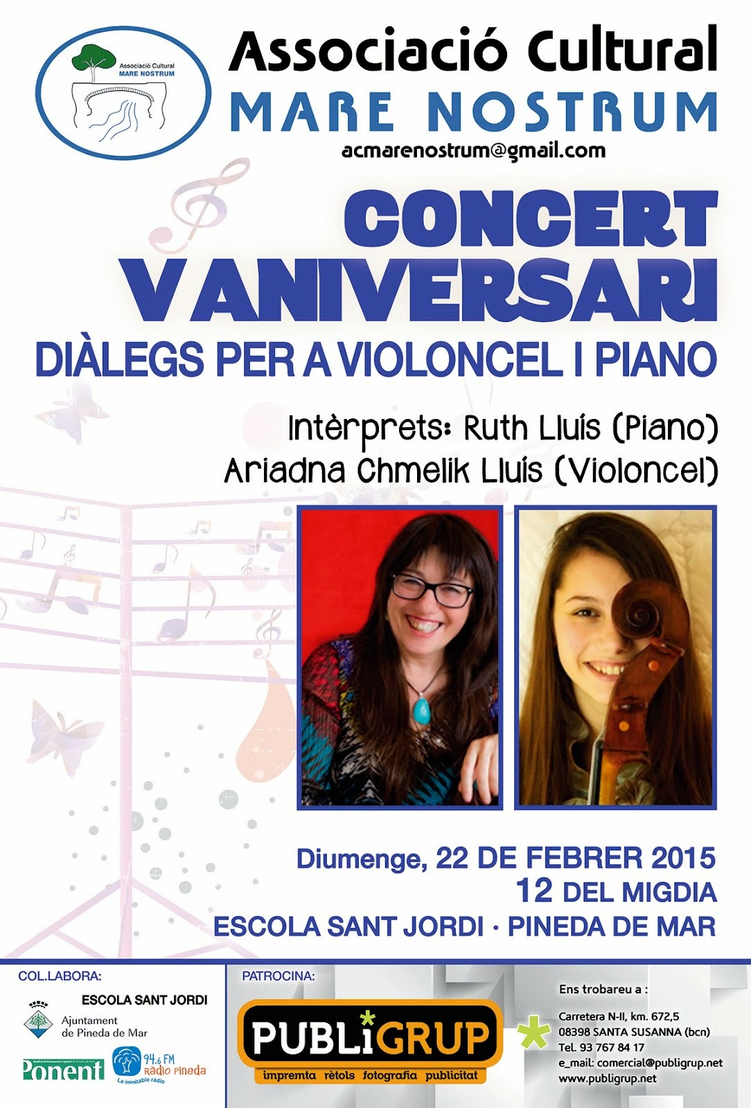 22 DE FEBRER  -CONCERT ANIVERSARI