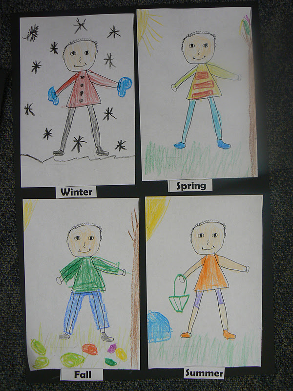 Mrs. T's First Grade Class: The Four Seasons...What to Wear???