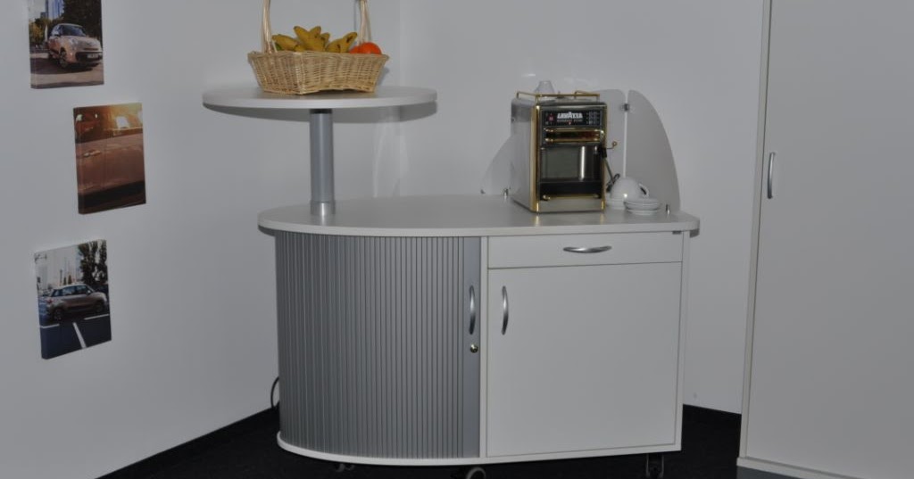 Colour up your office !: Kaffeeschrank für die mobile Party im Büro