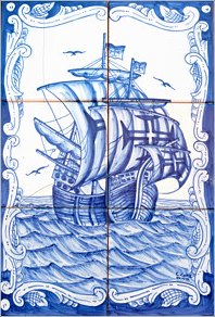 Christophe Colomb azulejos