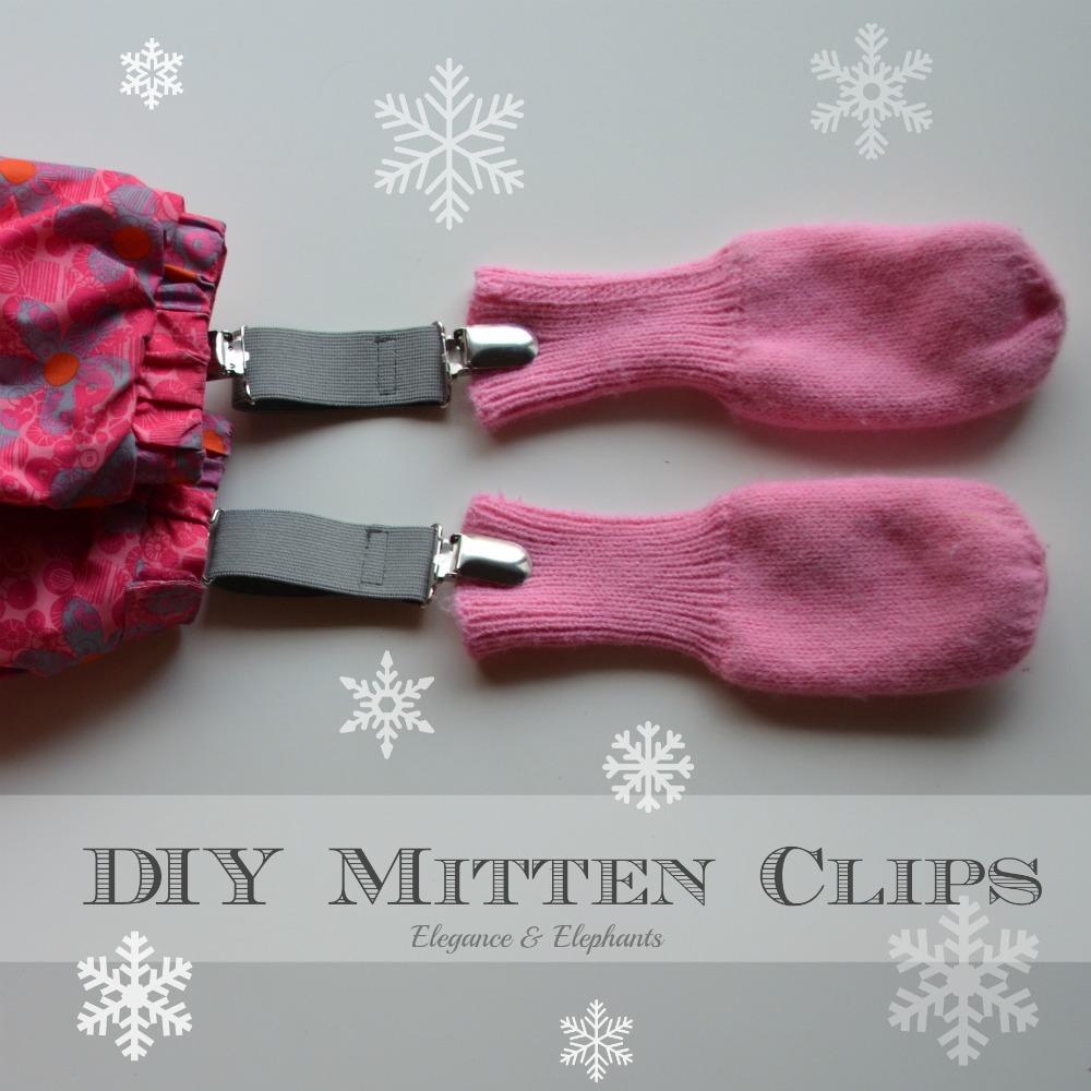DIY Mitten Clips ELEGANCE & ELEPHANTS
