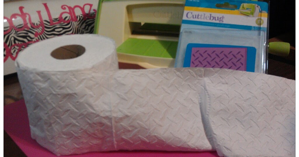 Melody Lane Designs Diamond Plated Embossing Toilet Paper