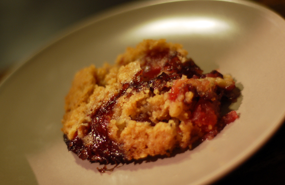 Made In Mak Crumble Aux Pommes Et Framboises