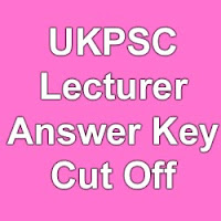 UKPSC Lecture Answer Key 2015